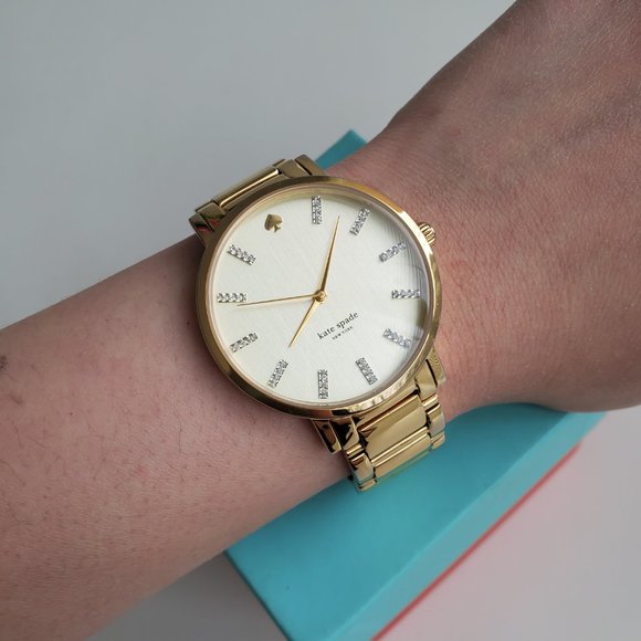Kate Spade Yellow Gold Gramercy Bracelet Watch - Picture 10 of 12